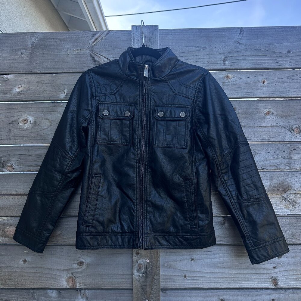 Urban Republic Kids Moto Jacket Faux Leather - L